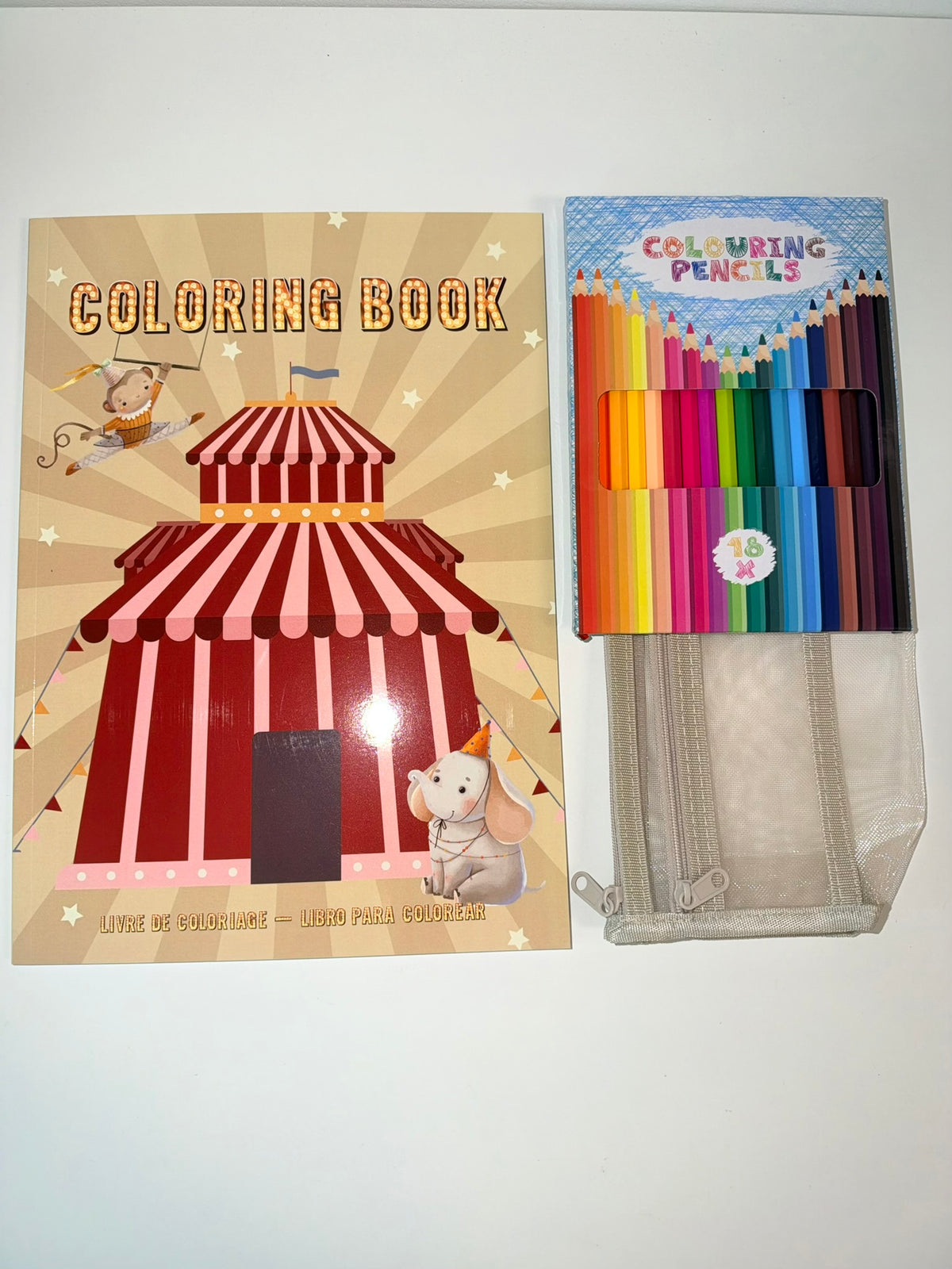 Kleurbundel ♡ Kleurboek, kleurpotloden & etui
