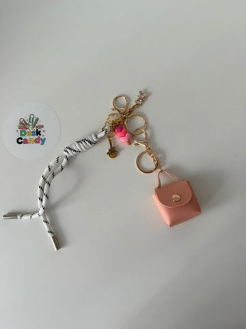 Perzikkleurig mini-tasje