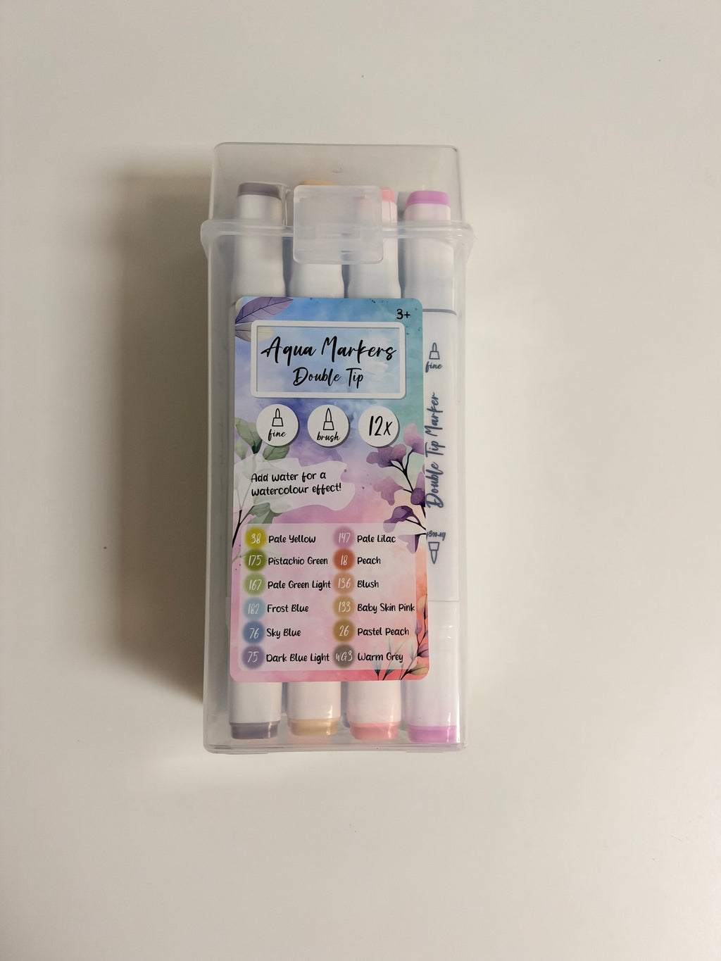 Aqua Markers Double Tip 12 stuks