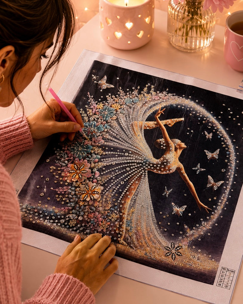 Diamond Painting – Dromerige Ballerina
