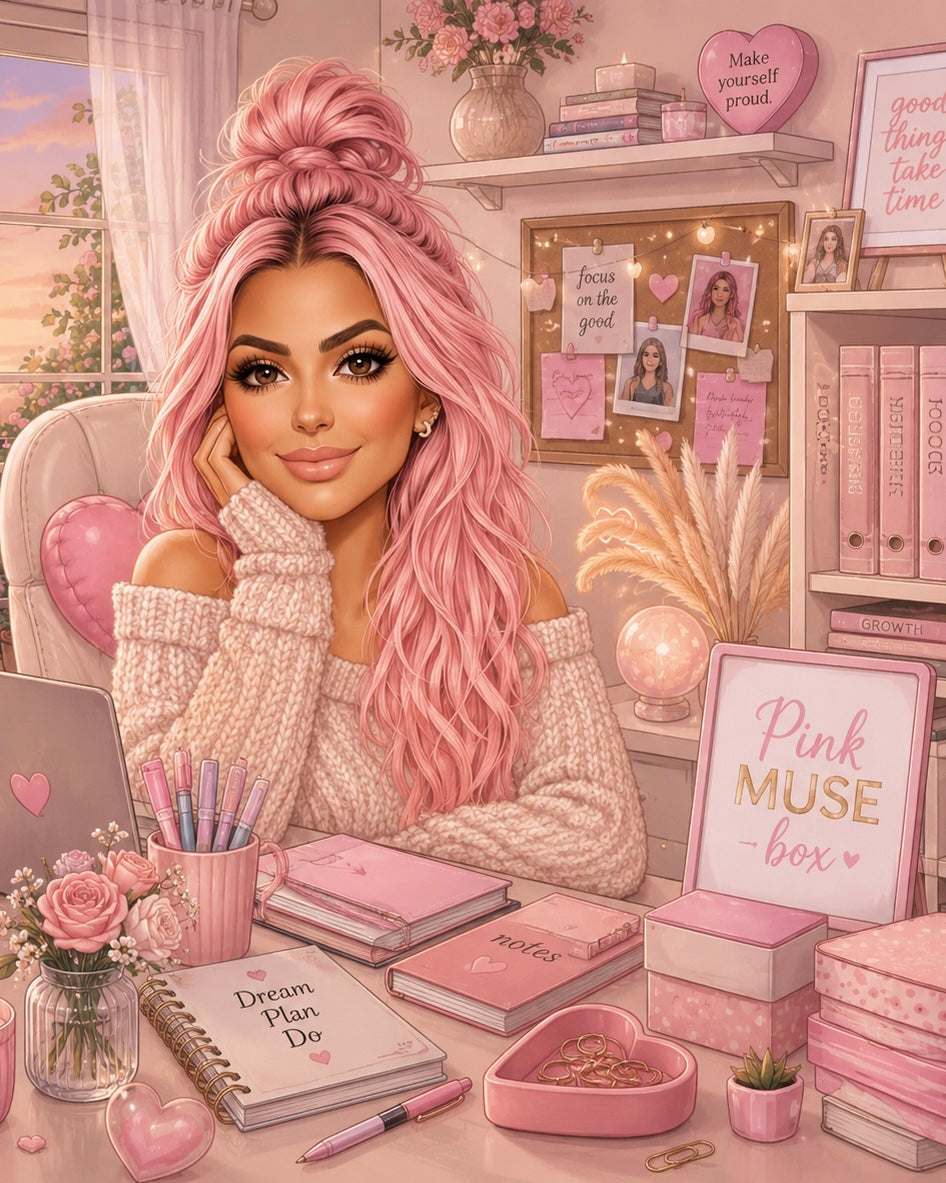 Pink muse box