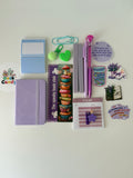 Lavender Dreams mini bundel flatlay paars