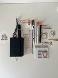 Noir Notes mini bundel flatlay