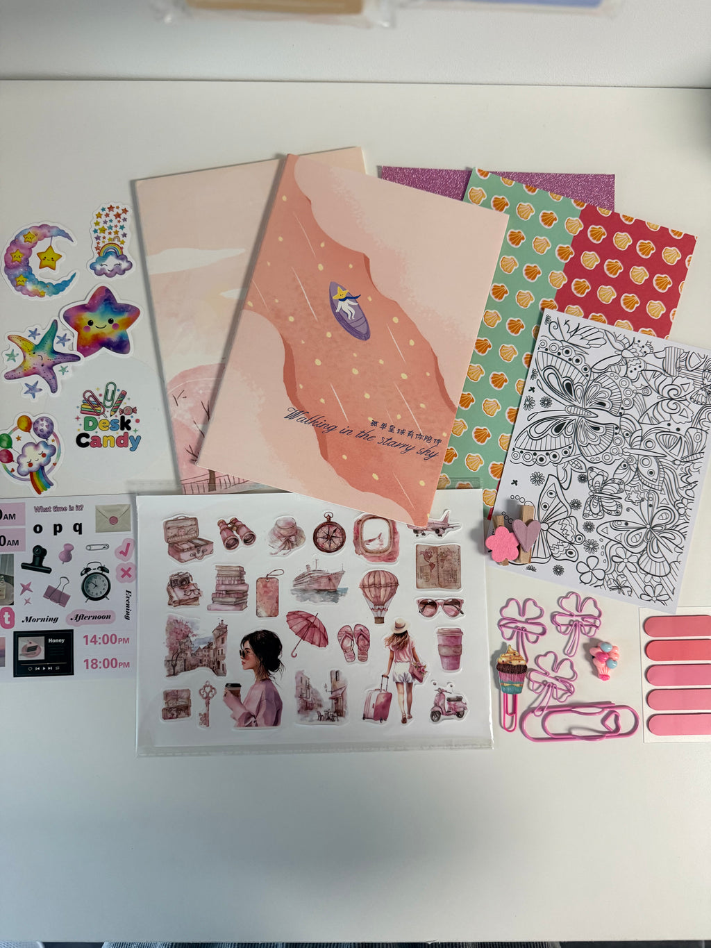 Blush Start Kit Pink Edition - notitieboeken en stickers
