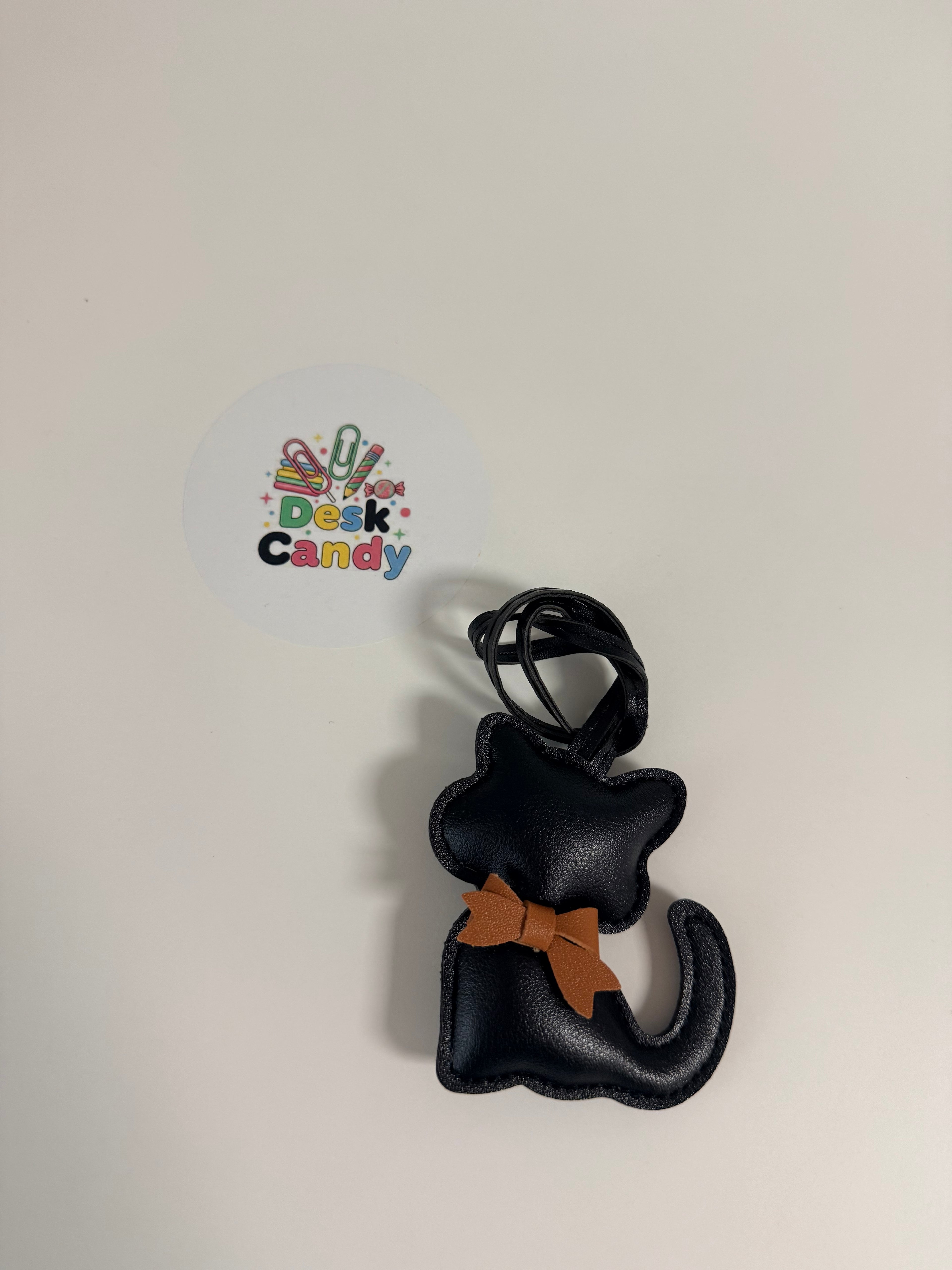 Kitty Bag Charm - Classic Black