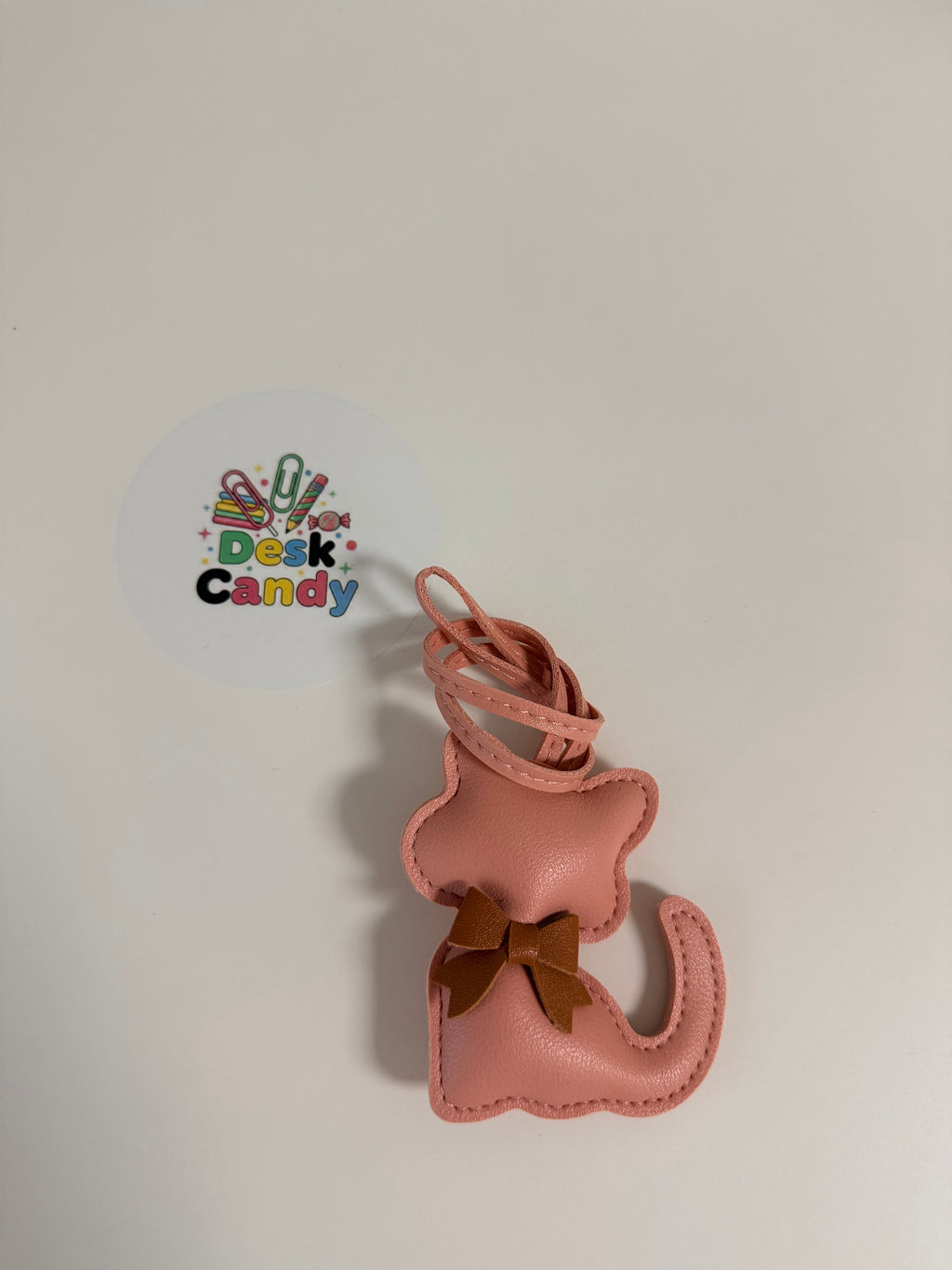 Kitty Bag Charm - Blush Pink