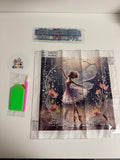 Diamond painting ballerina set met canvas, steentjes en pen