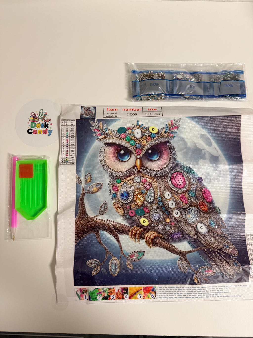 Diamond Painting – Betoverende Uil
