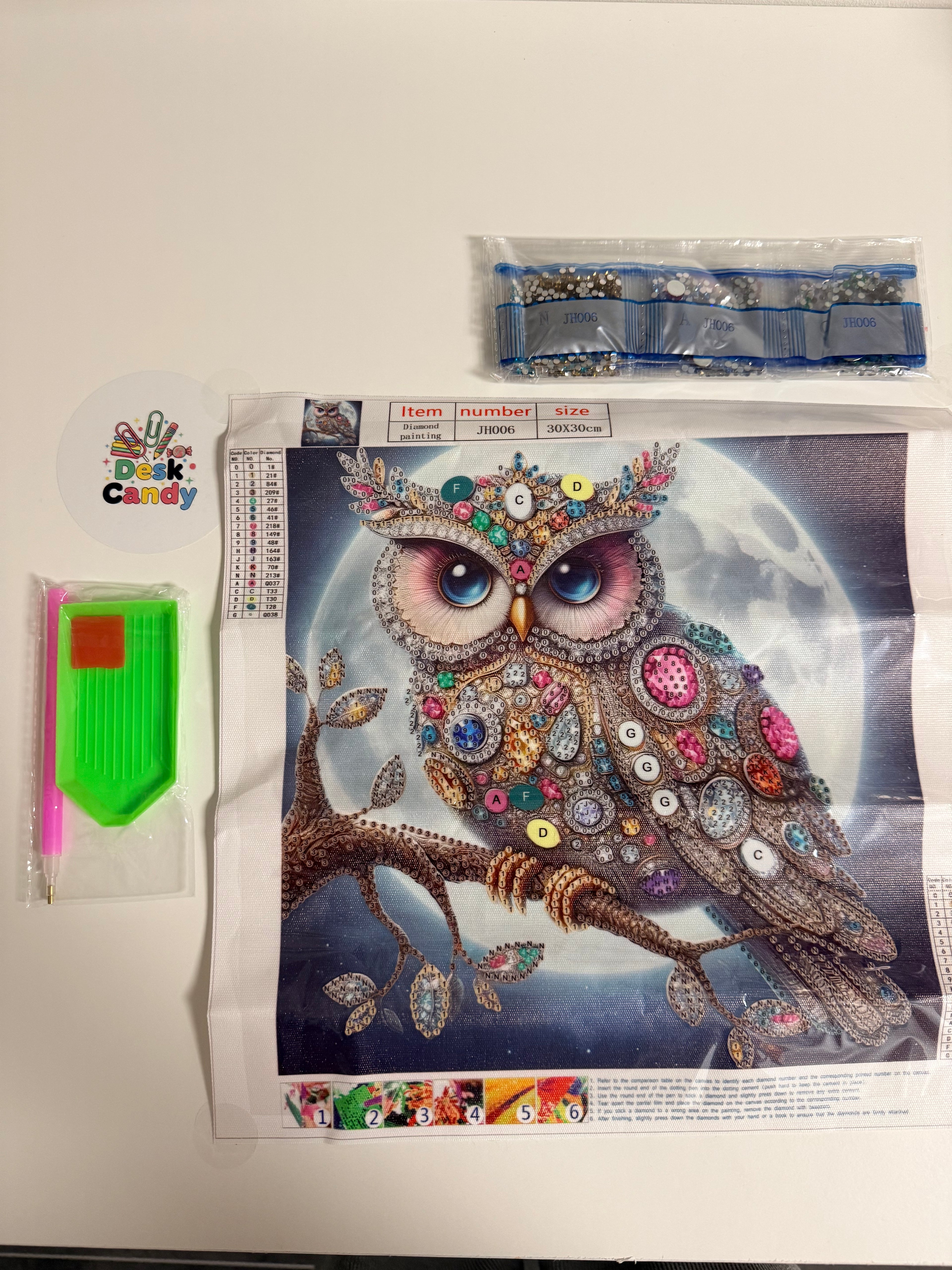 Diamond Painting – Betoverende Uil