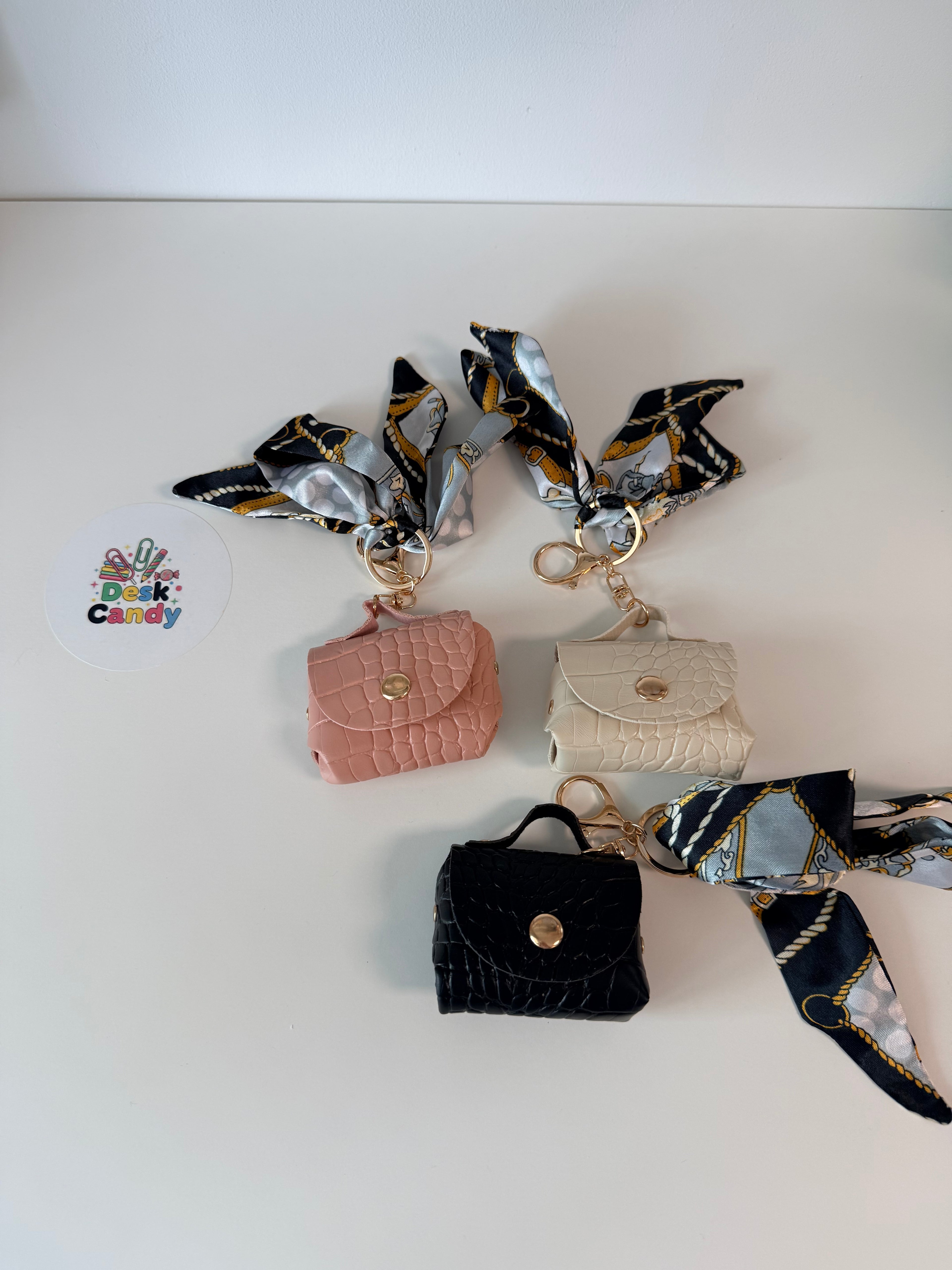Mini Luxe Scarf Bag Charm