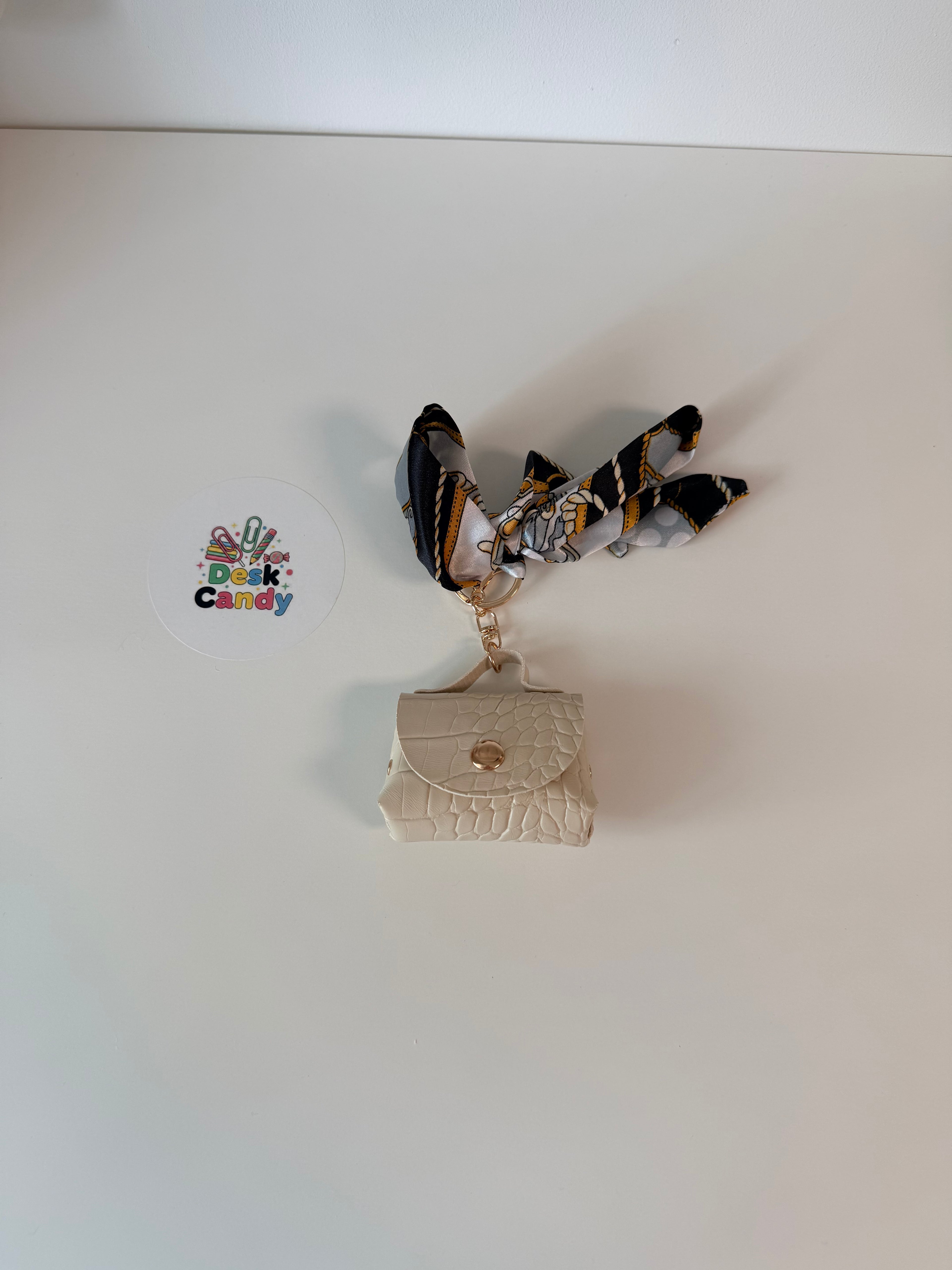 Mini Luxe Scarf Bag Charm