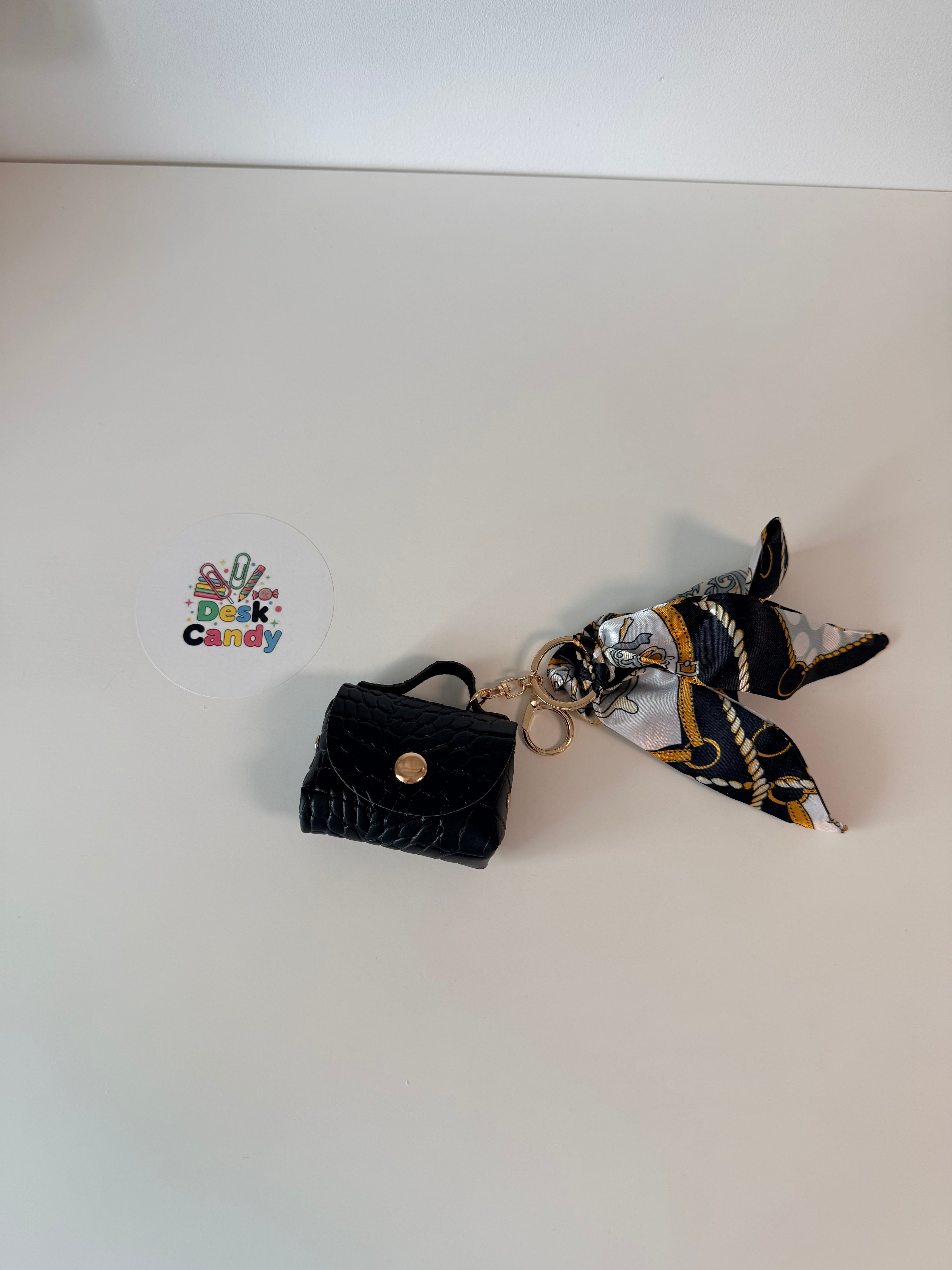 Mini Luxe Scarf Bag Charm