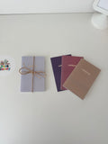 3 kleine notitieboekjes willekeurige kleuren